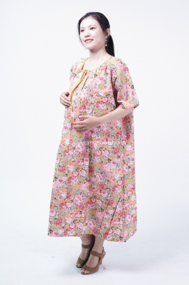 Rossy Daster Tidur Ibu Hamil Menyusui Motif Bunga Cantik - DS 508 Kode B
